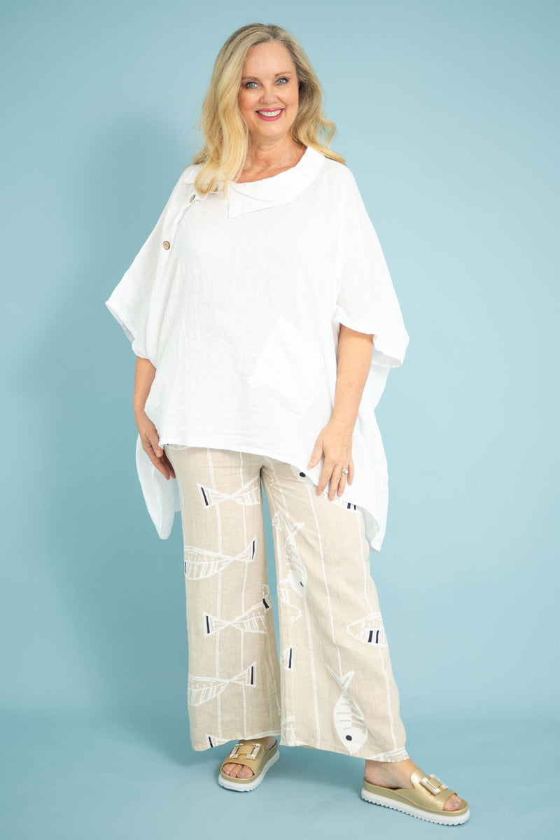 Mediterranean Fish Pants – Donnadonna.com.au